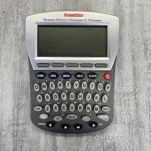 Franklin Bookman SCD-2049 Speaking Dictionary Thesaurus Grammar Collegiate